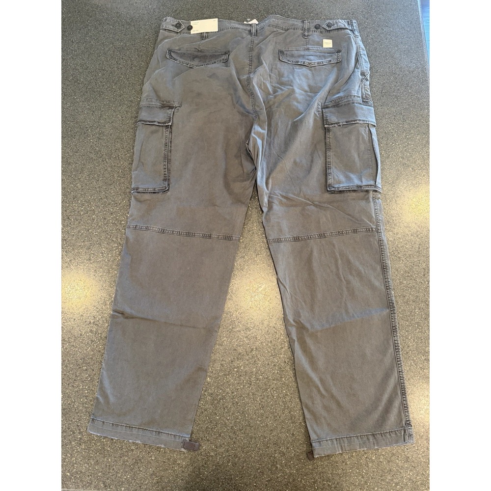 NEW American Eagle Men's Cargo Slim Lived In 40x32 Flex Pants Dark Gray Military